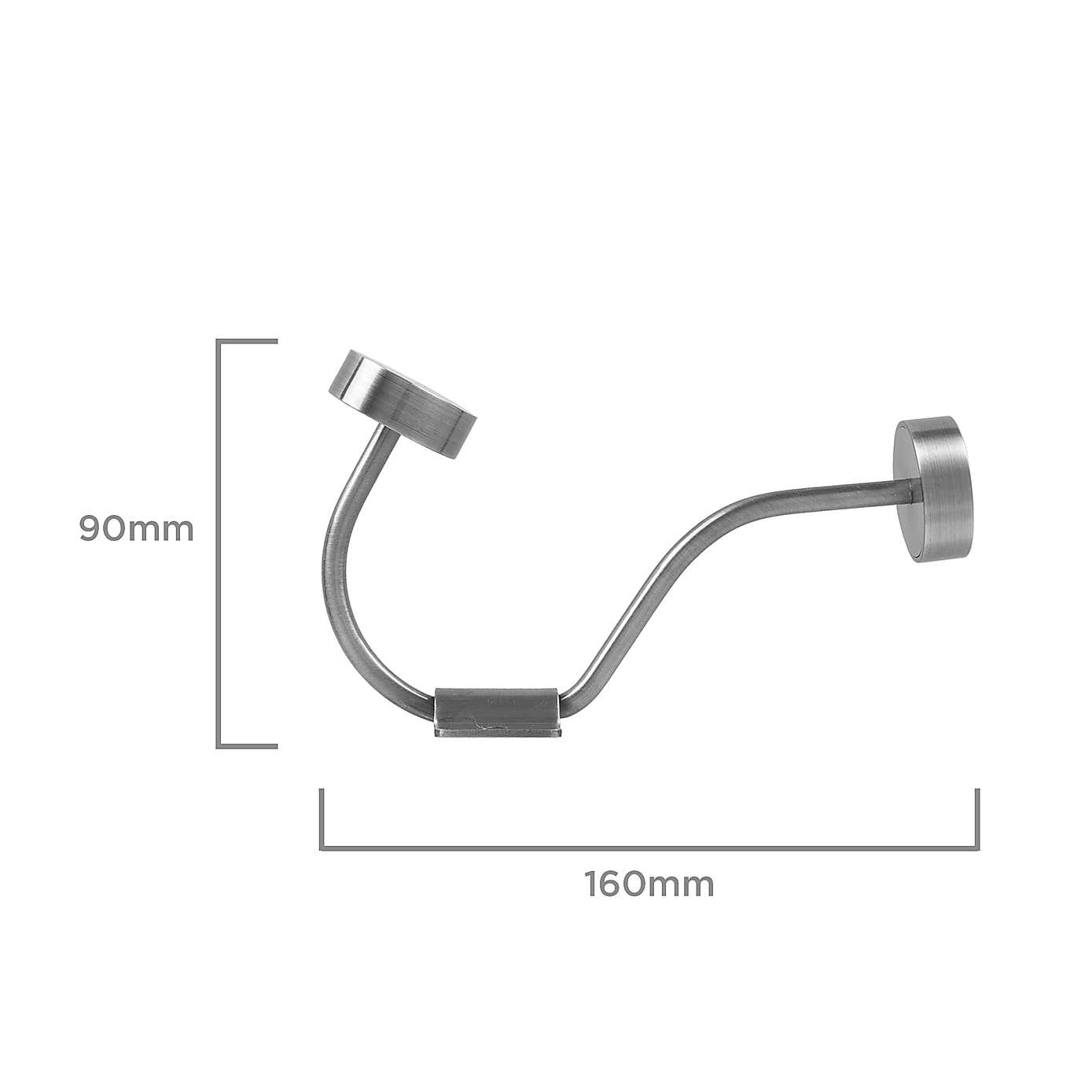 Trinity Stud Double Layer Curtain Holdbacks