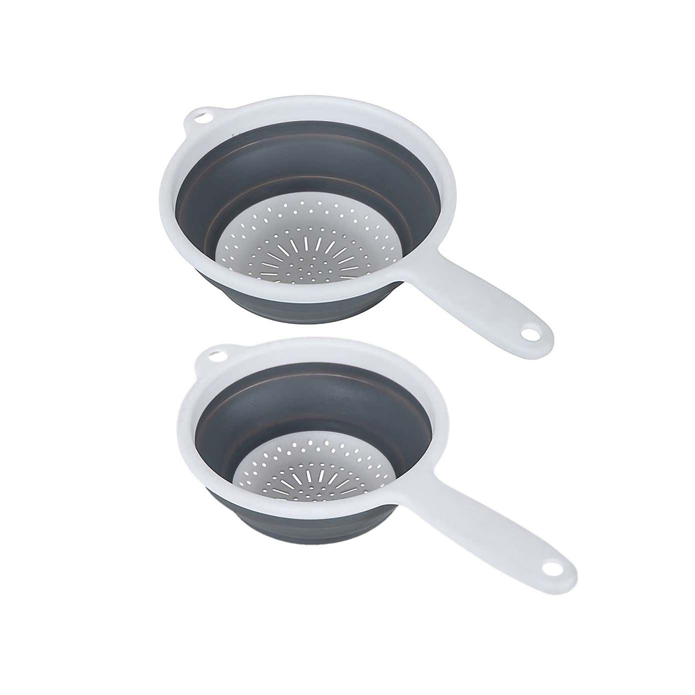 ADDIS Set of 2 Pop & Store Colanders