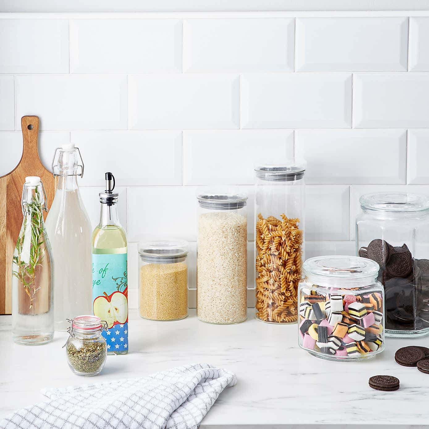 Dunelm Better 120ml Glass Spice Jar