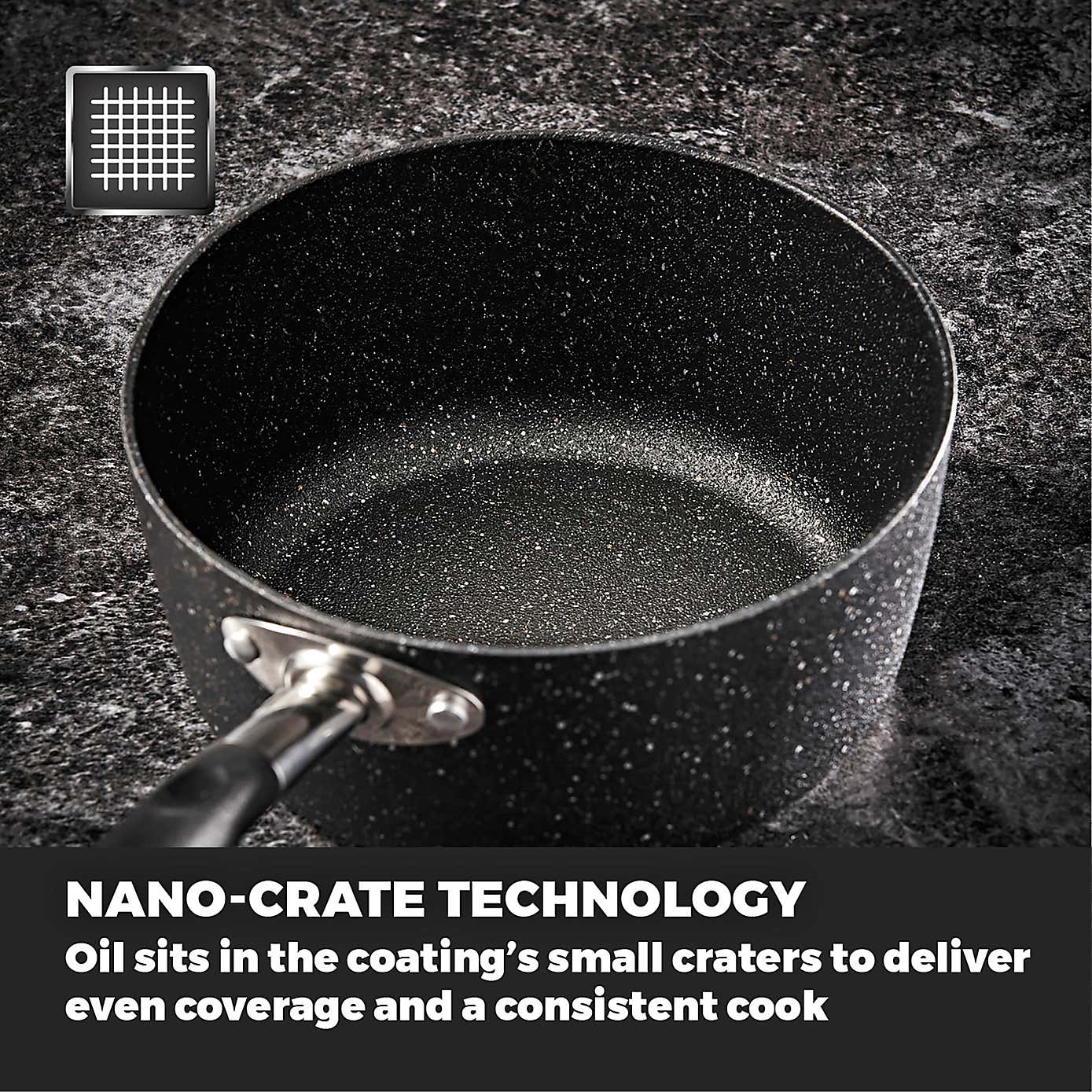 Tower Precision Non-Stick Aluminium 5 Piece Pan Set