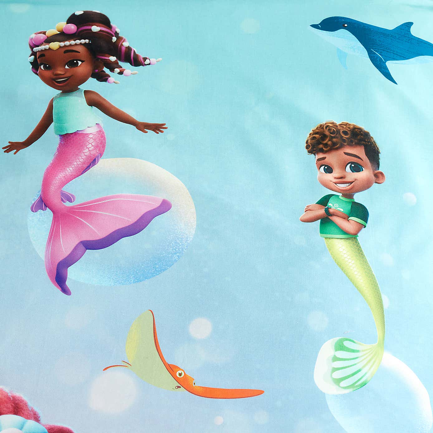 Preschool Ariel Duvet Cover and Pillowcase Set