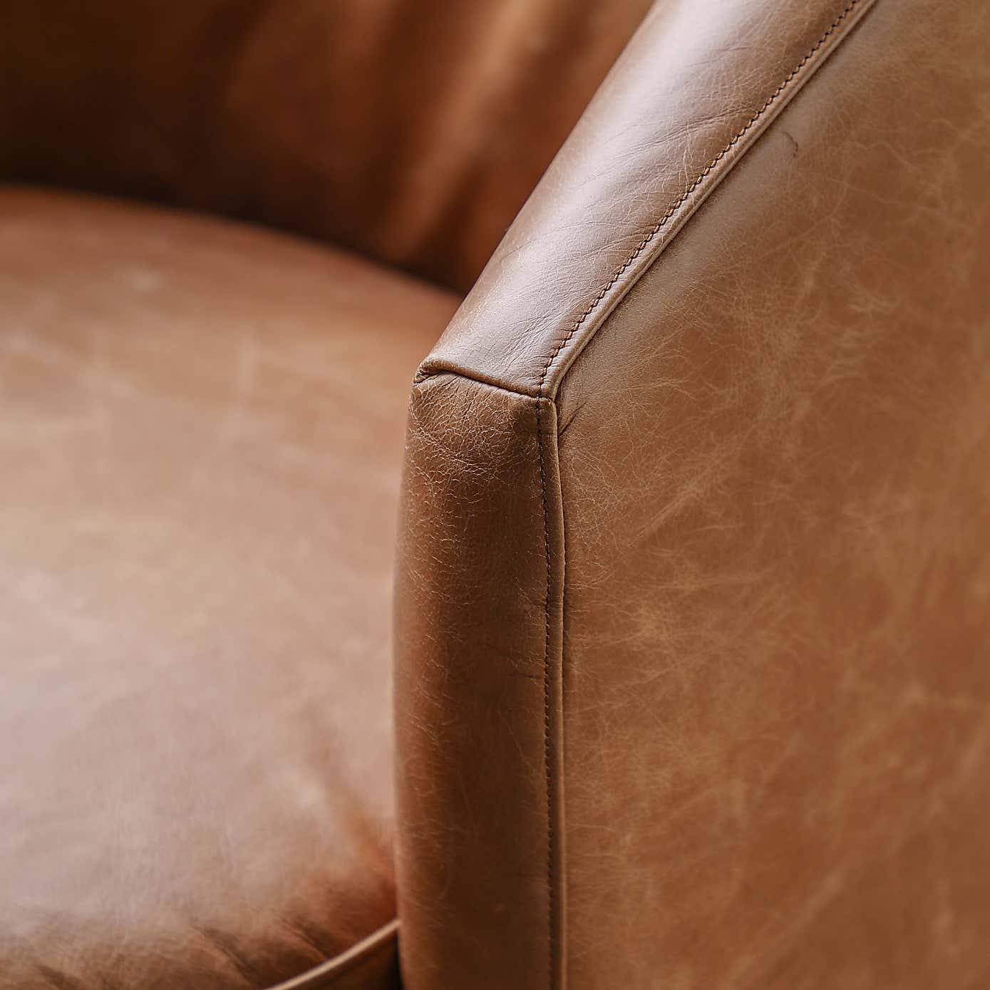 Belmont Armchair, Leather
