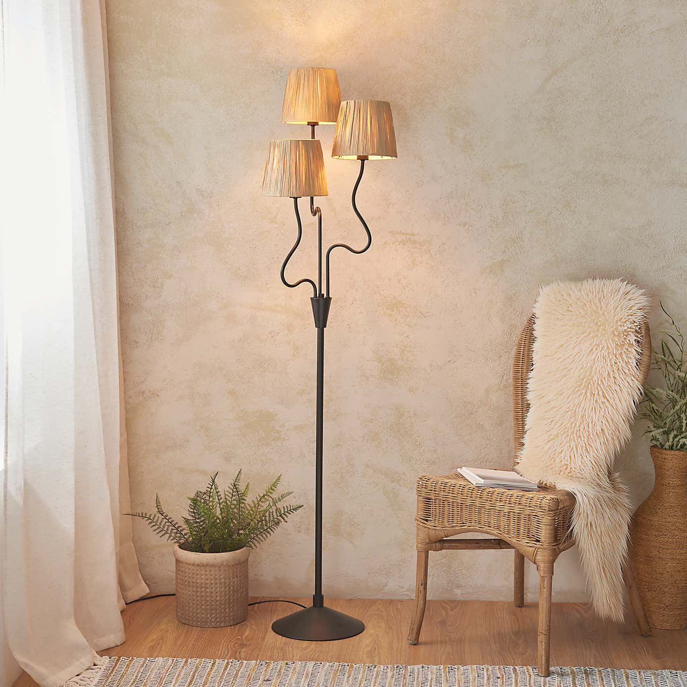 Vogue Priya Boho 3 Light Pendant Light