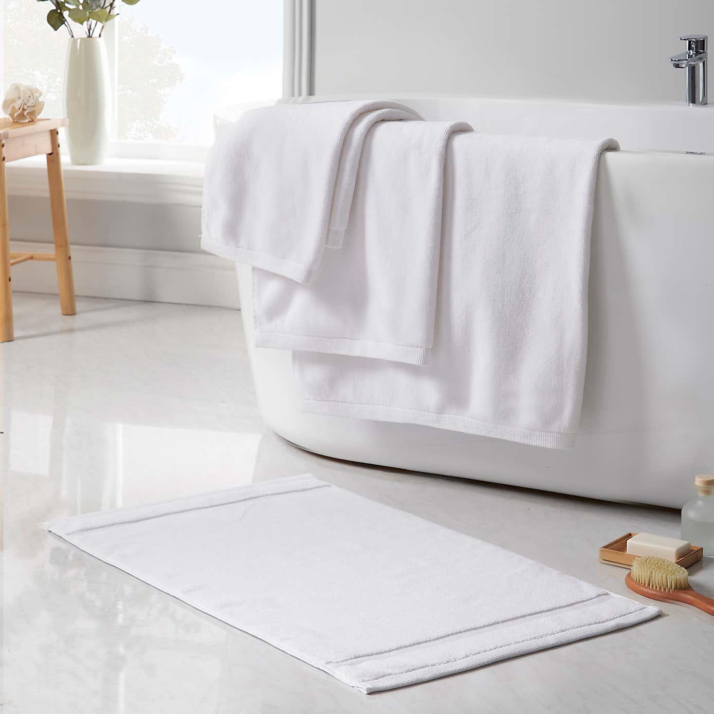 Turkish Luxury Heavyweight Cotton Bath Mat