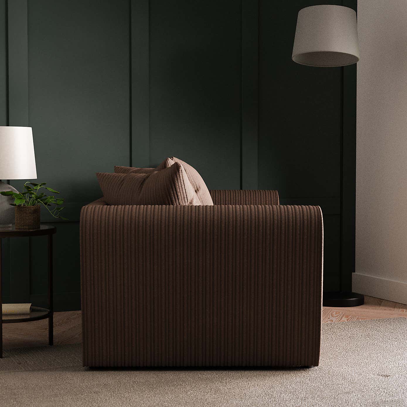 Blake Jumbo Cord 3 Seater Sofa