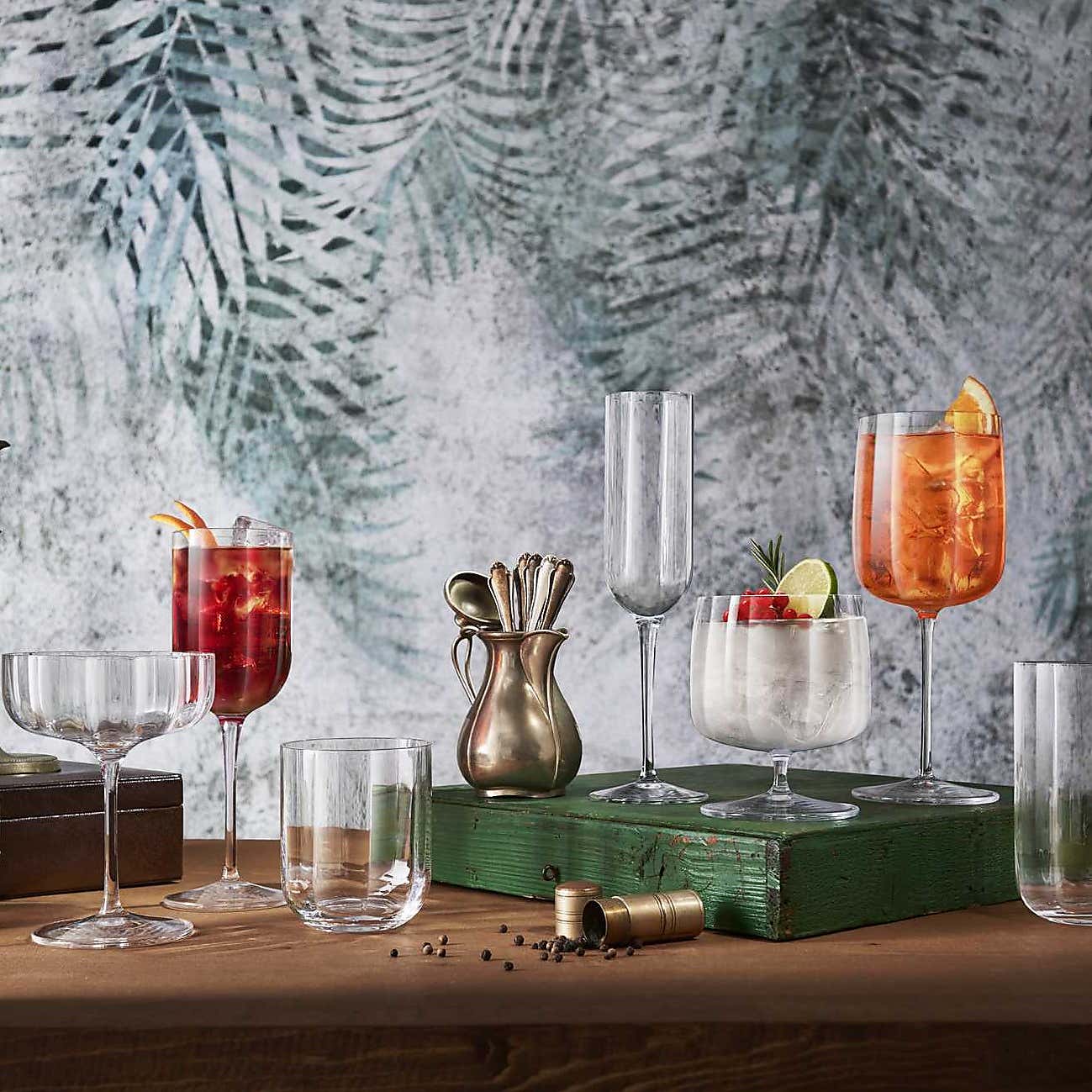 Luigi Bormioli Jazz Set of 4 Cocktail Glasses