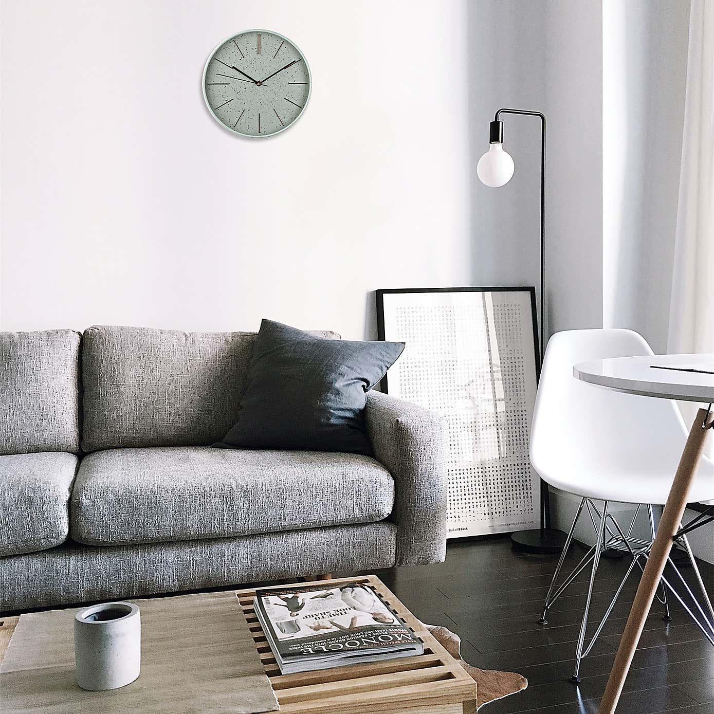 Hometime Speckled Wall Clock