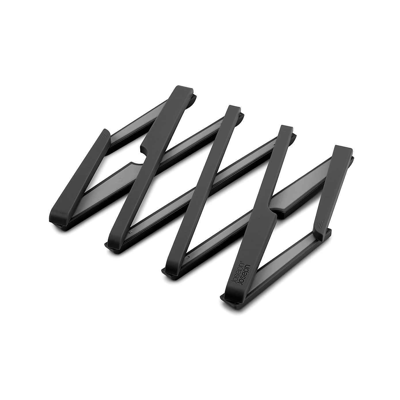 Joseph Joseph Stretch Silicone Black Pot Stand