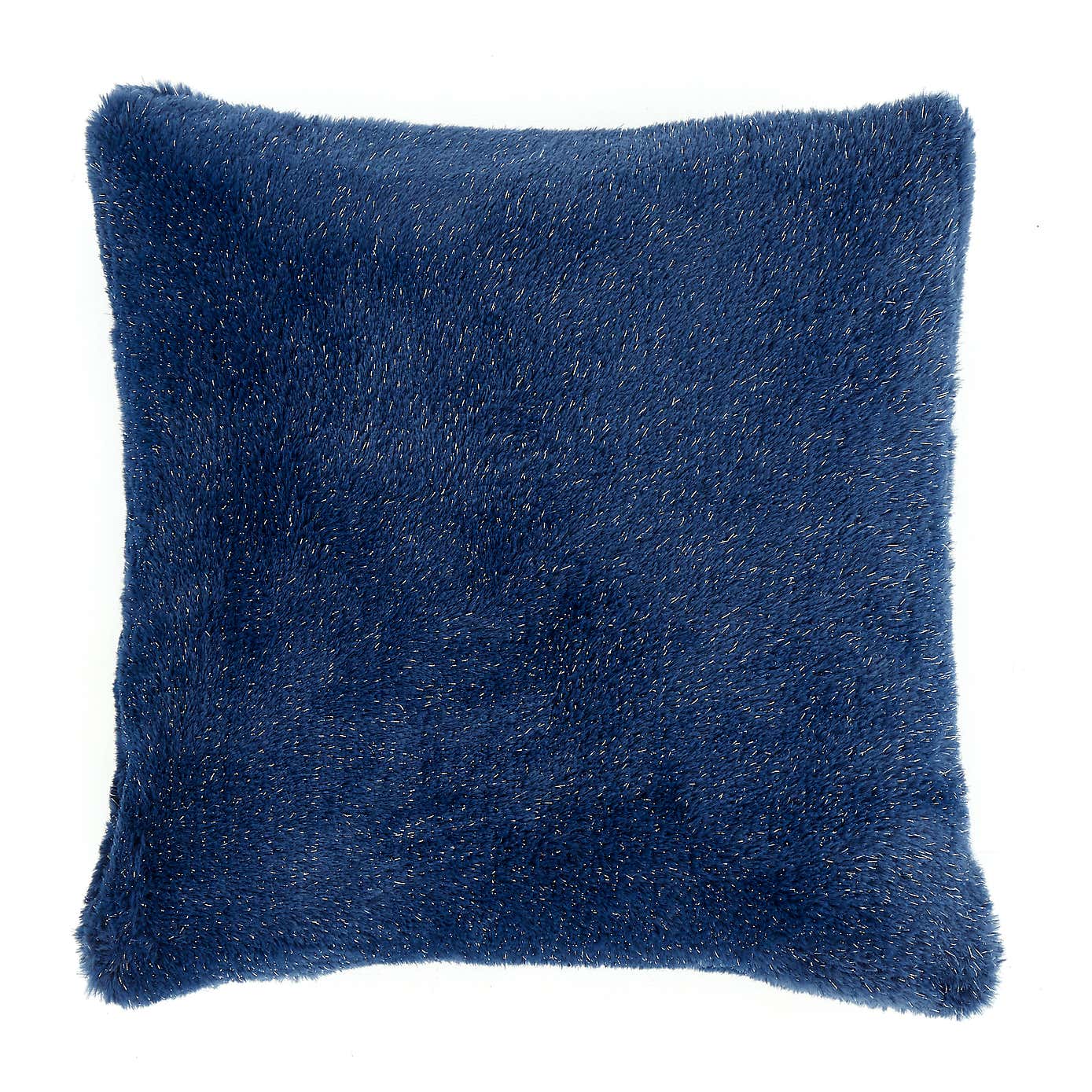 Catherine Lansfield Glamour Fur Square Cushion
