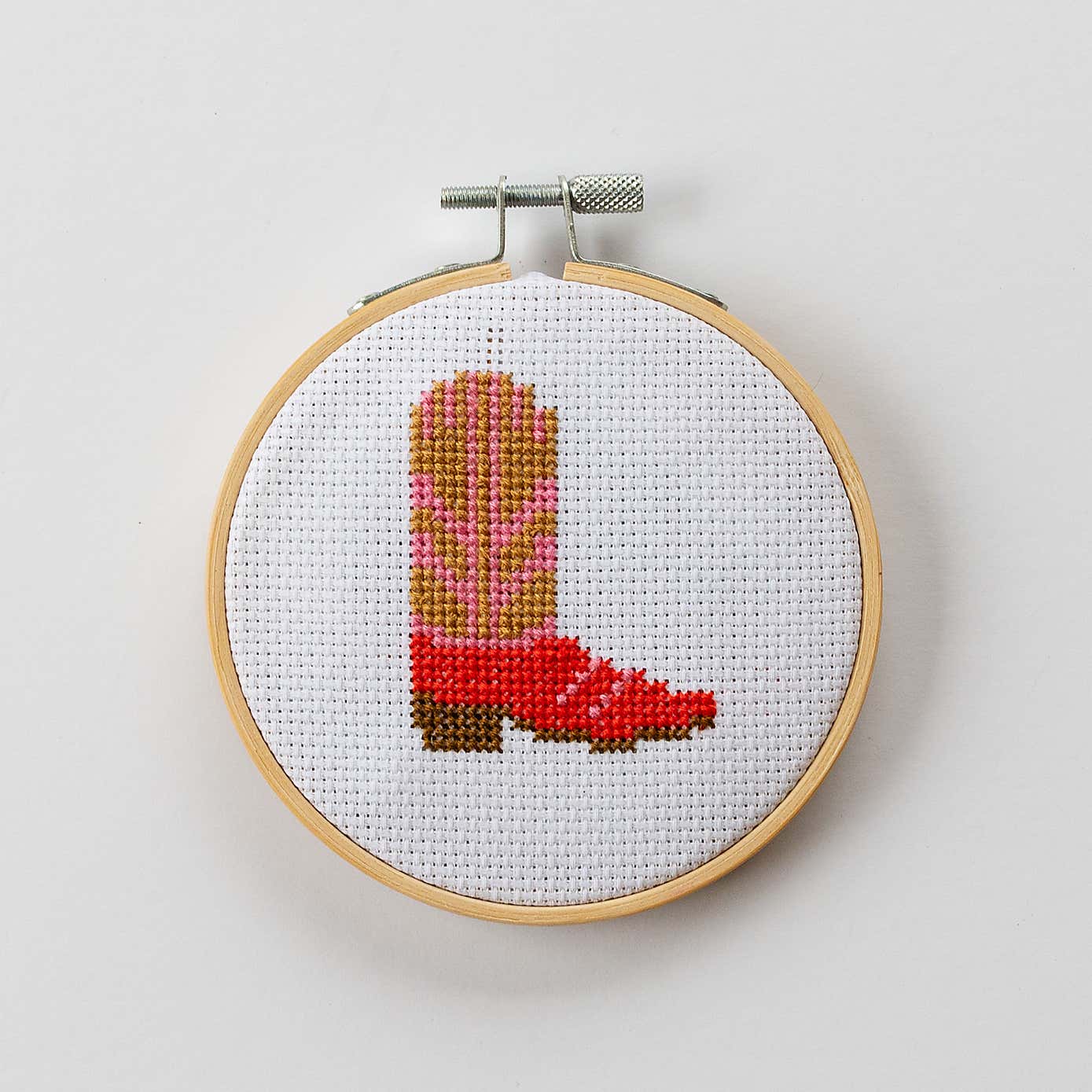 Cotton Clara Cowboy Boot Cross Stitch Kit