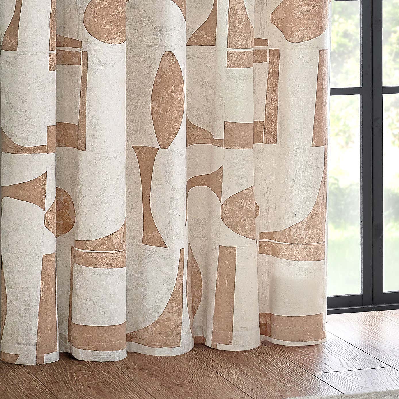 Carro Unlined Clay Eyelet Curtains