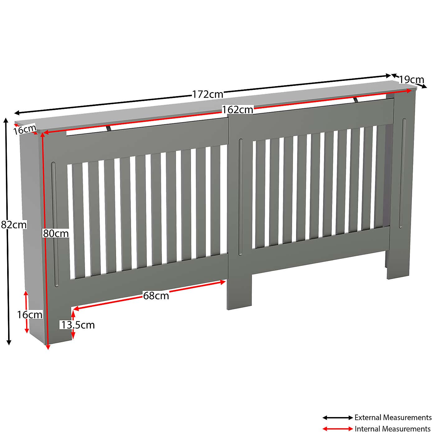 Vida Designs Chelsea Radiator Cover