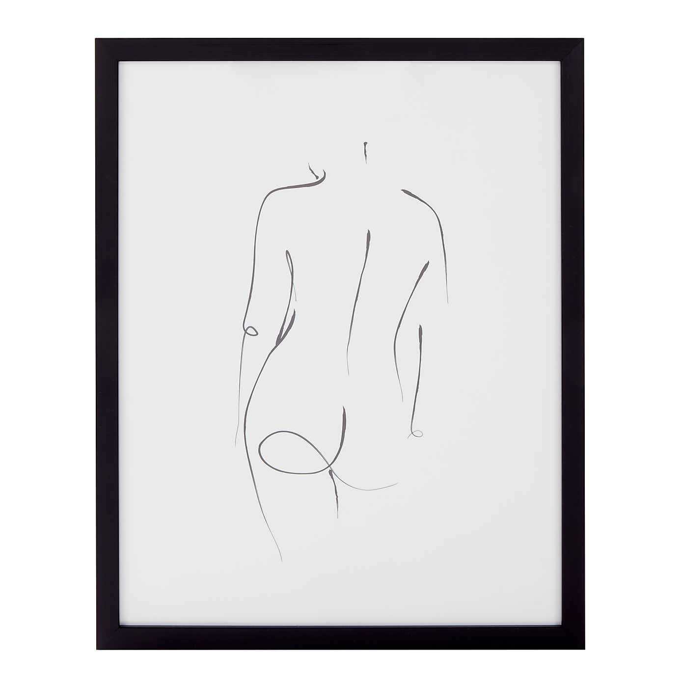 Standing Nude Framed Print