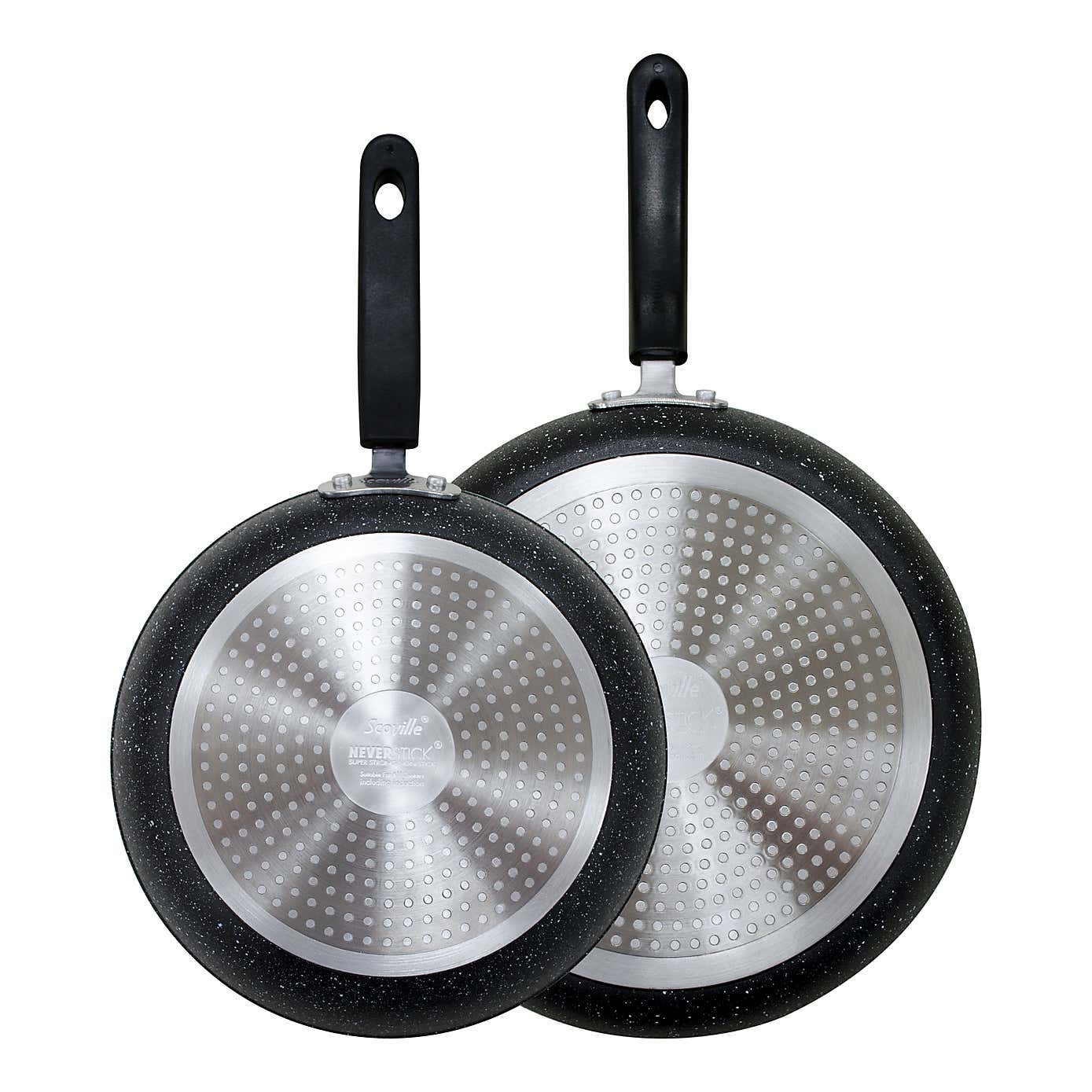 Scoville Neverstick Non-stick Aluminium 2 Piece Frying Pan Set
