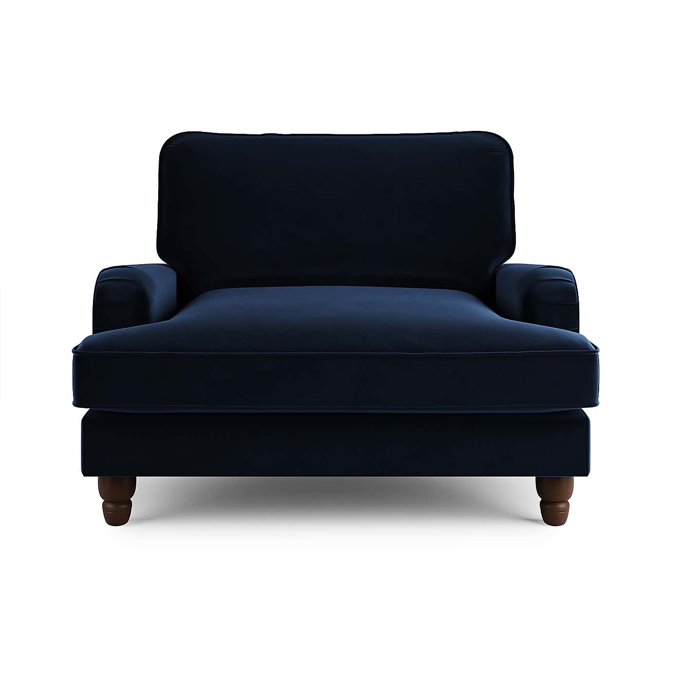 Beatrice Matte Velvet Snuggle Chair