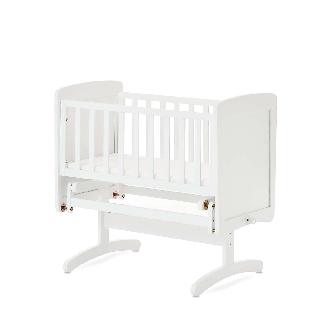 OBaby Gliding Crib, White Pine