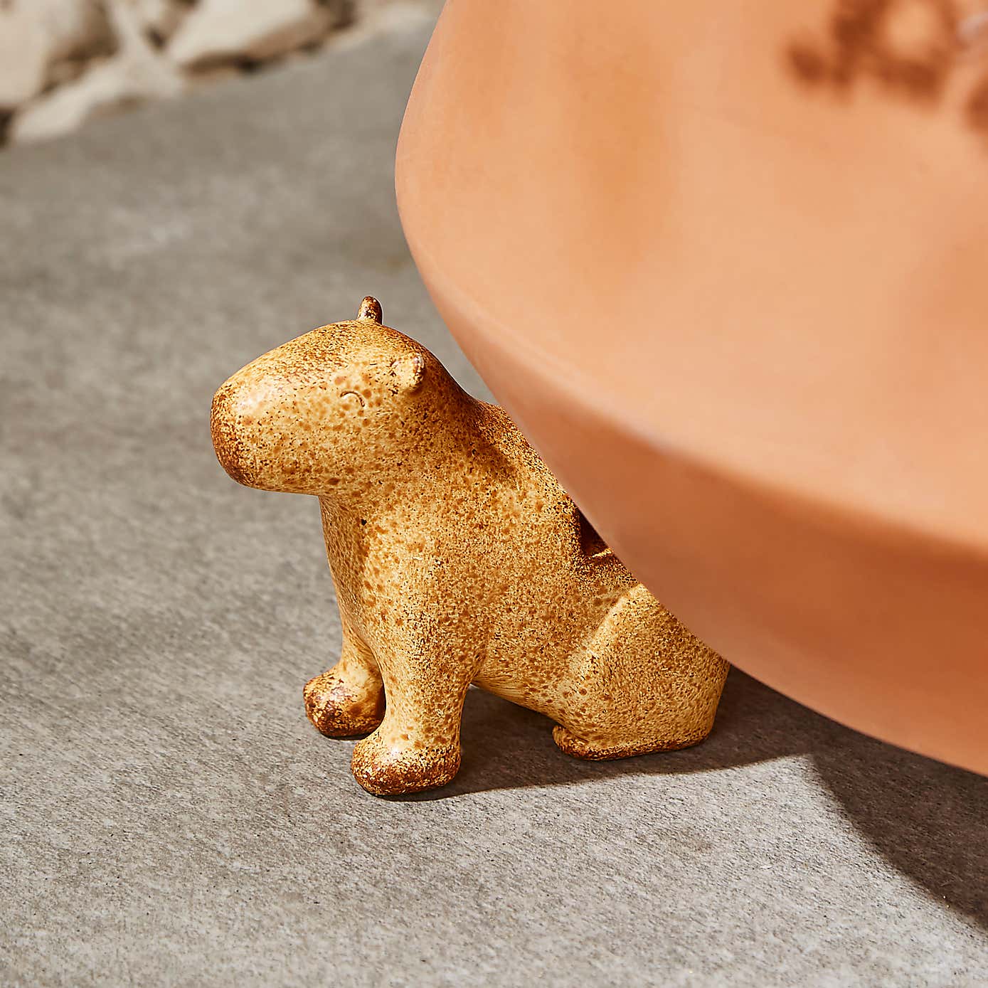 Set of 3 Resin Capybara Pot Feet