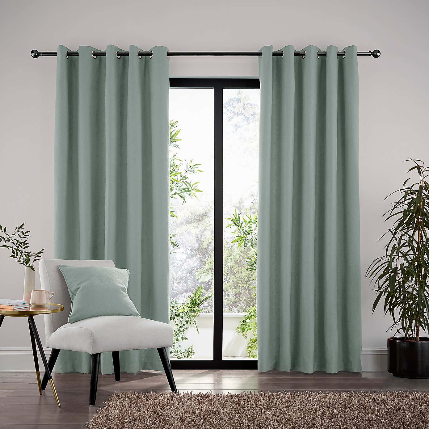 Jennings Natural Thermal Eyelet Curtains