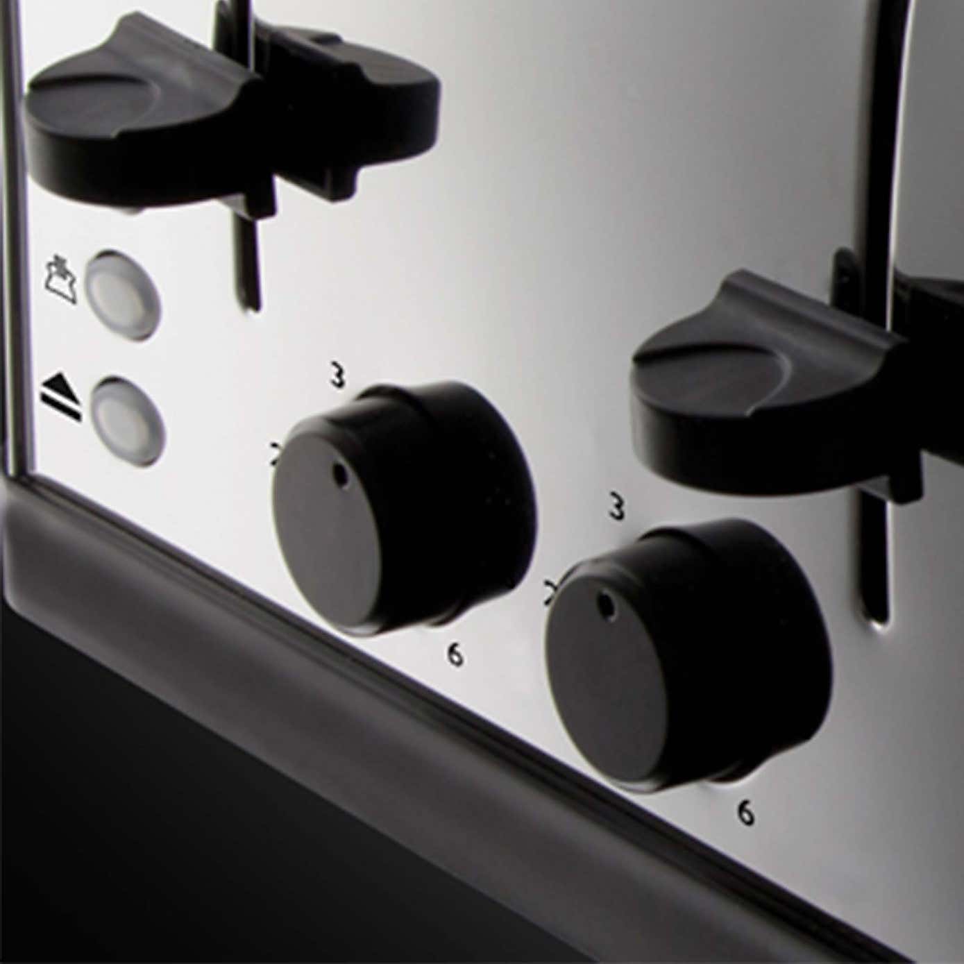 Russell Hobbs 4 Slice Brushed Stainless Steel Toaster