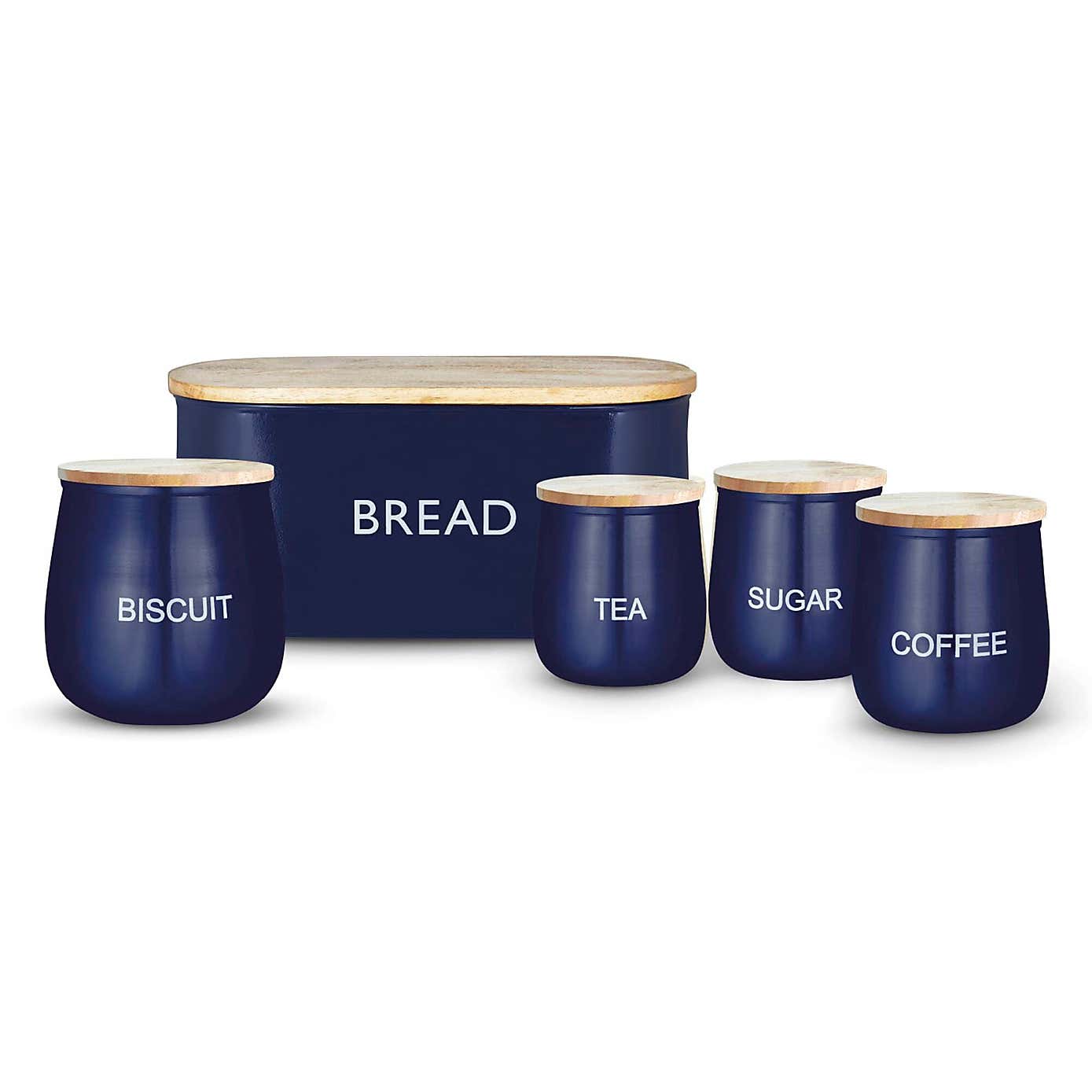 TOWER 5 Piece Round Canister Set