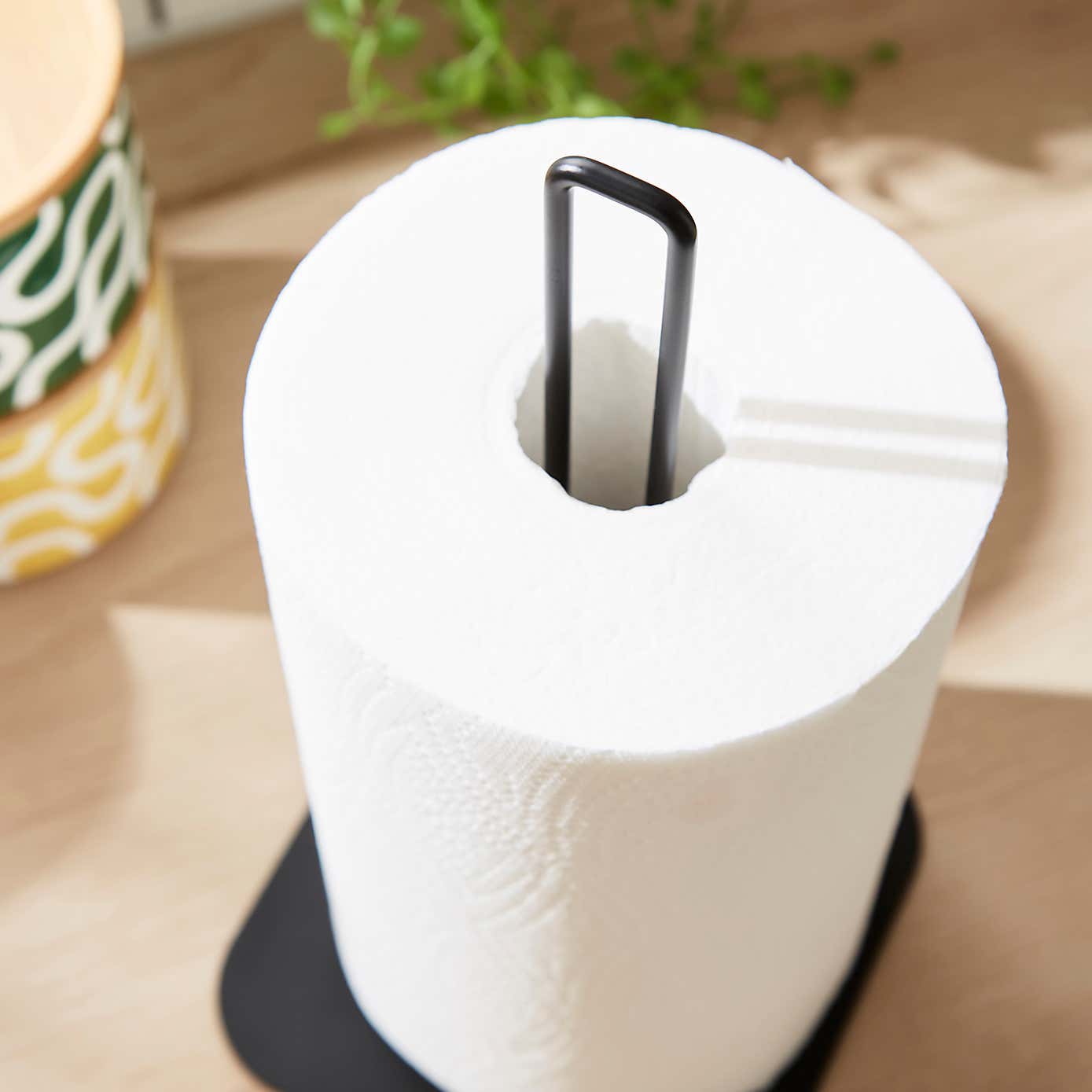 Elements Metal Kitchen Roll Holder