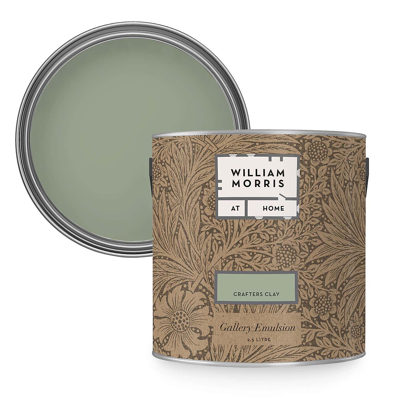 William Morris At Home Crafters Clay Gallery Emulsion Paint