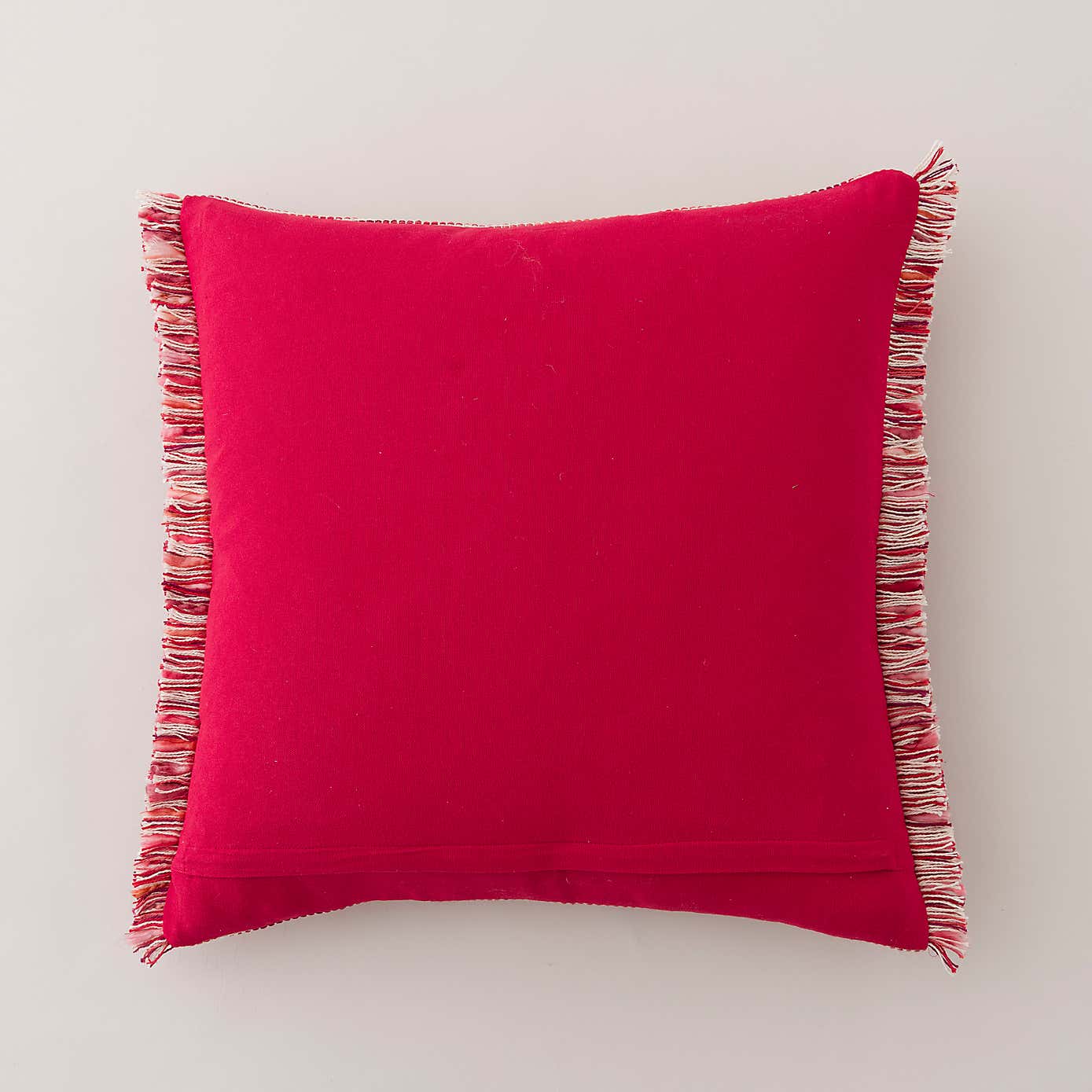 Ava Flat Weave Cotton Square Cushion