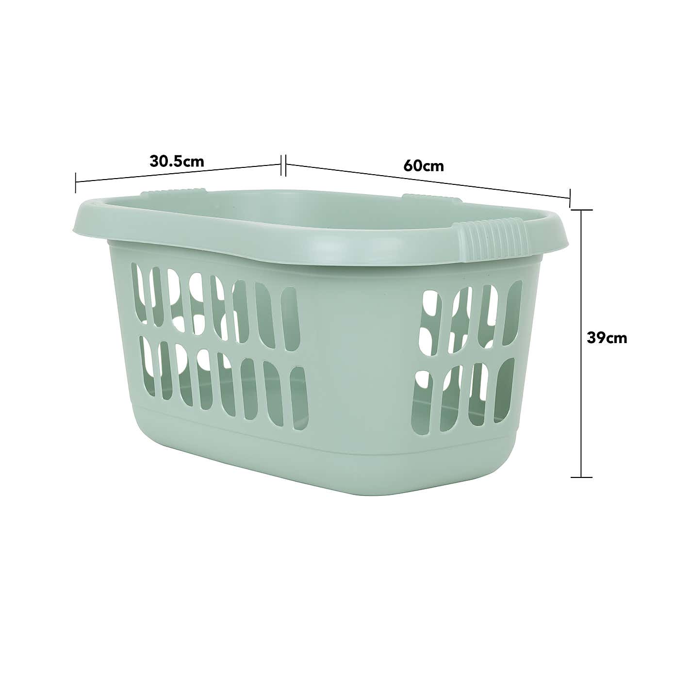 Wham Casa Set of 2 Plastic Hipster Laundry Baskets