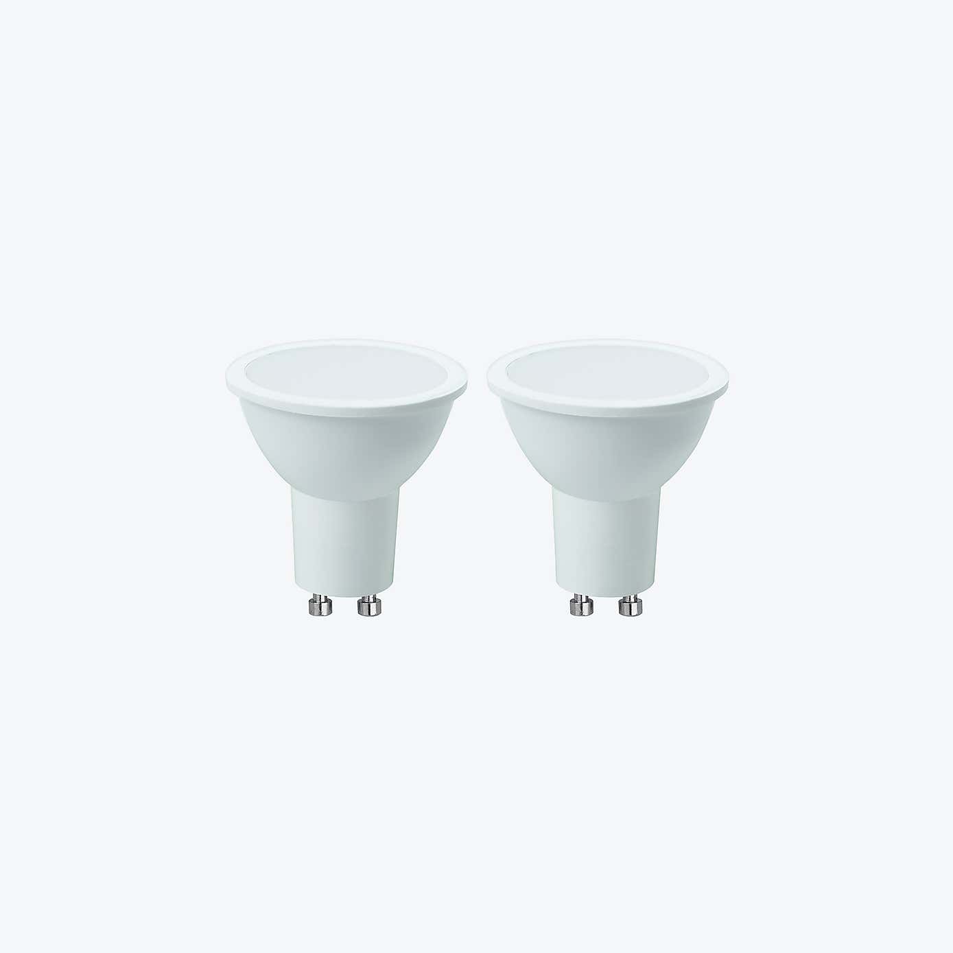 Status 5W Dimmable Pearl GU10 Bulb 2 Pack