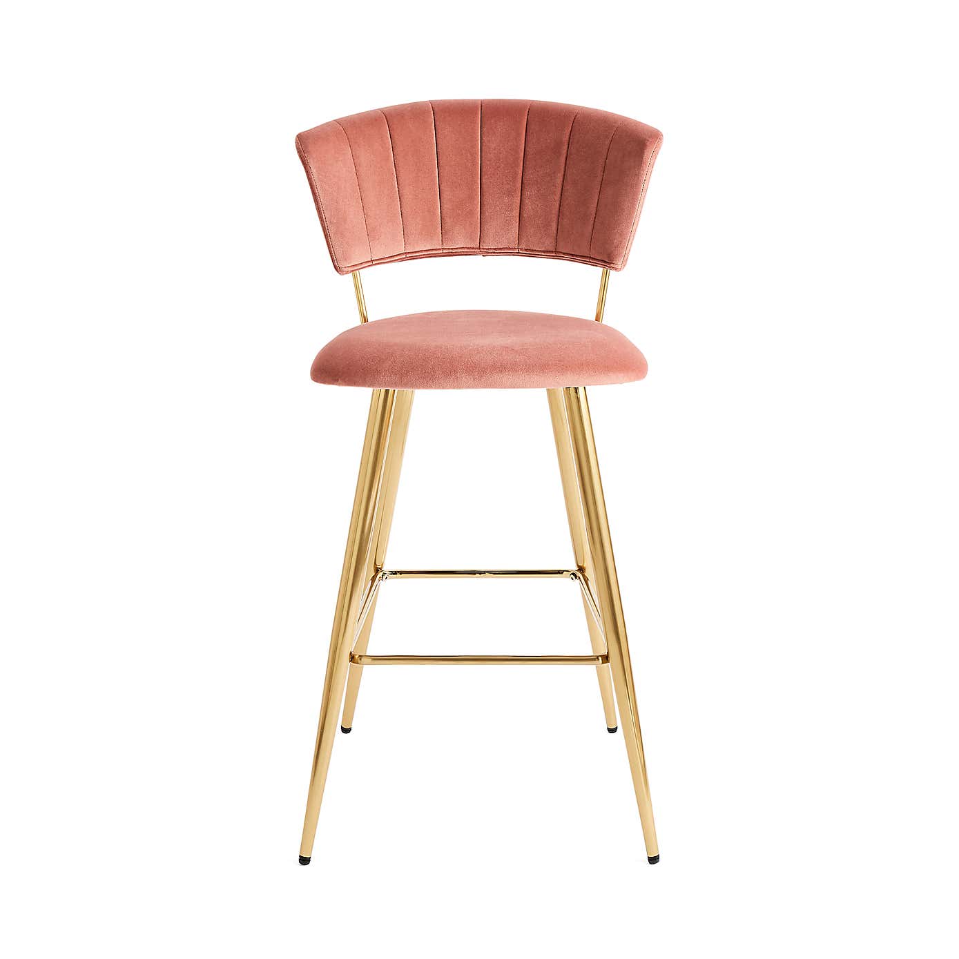 Kendall Velvet Bar Stool
