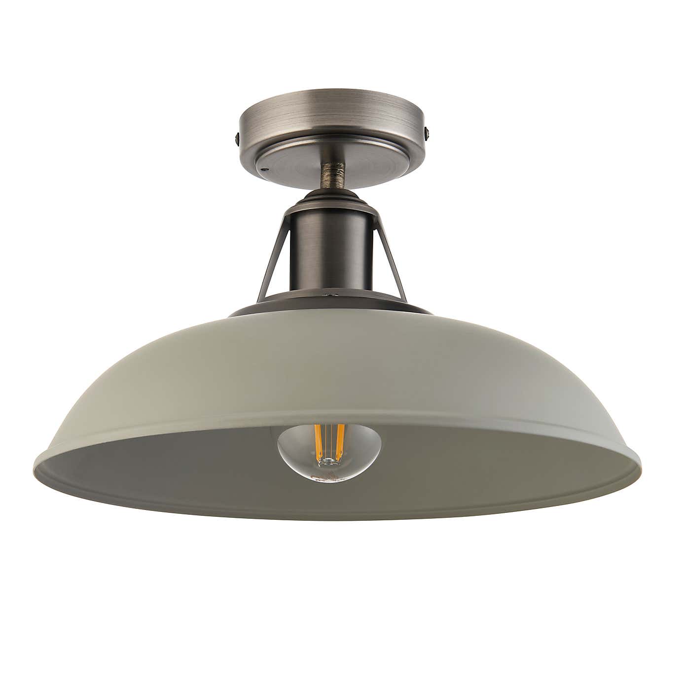 Oraya Bathroom 1 Light Flush Ceiling Fitting