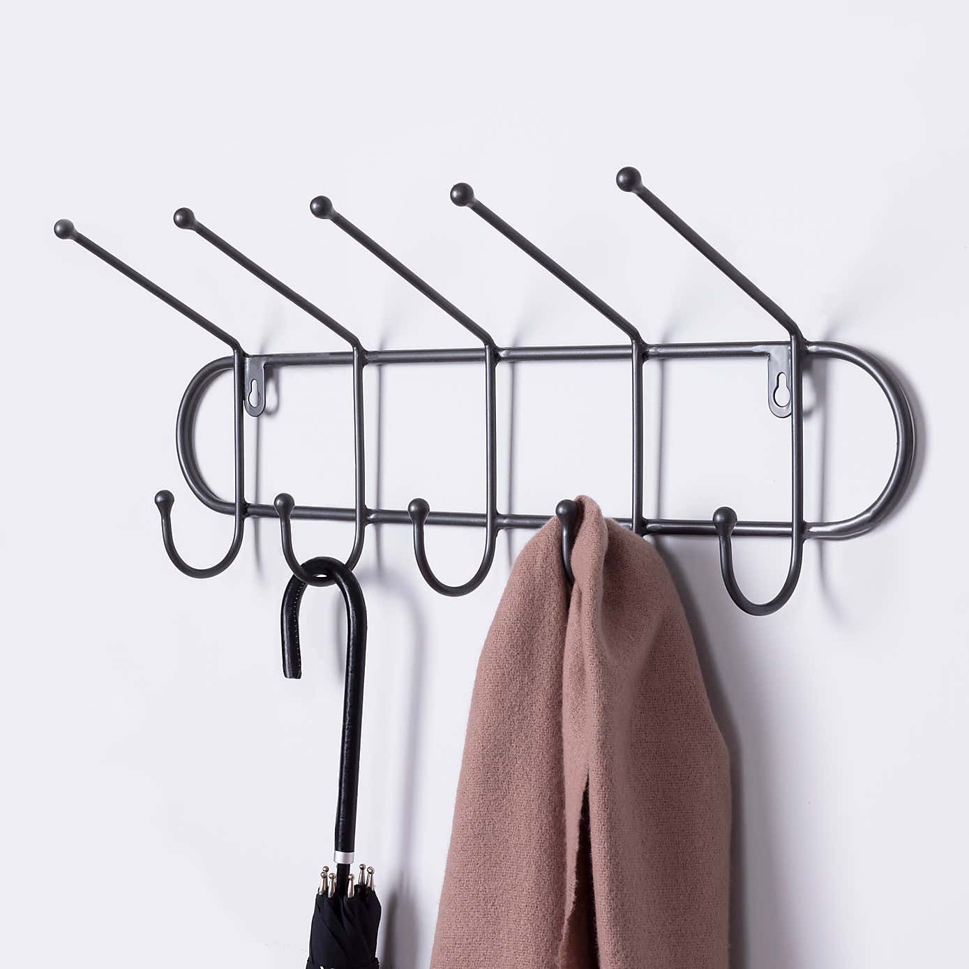 Charnwood Iron Hook Coat Rack