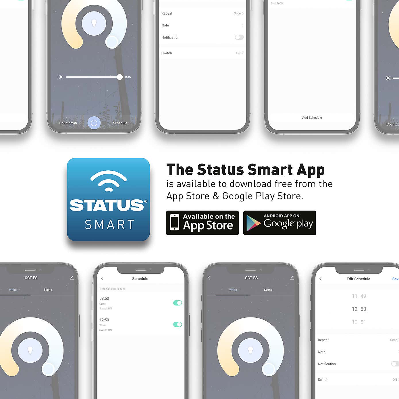 Status SMART 9W Temp Changing Pearl BC GLS