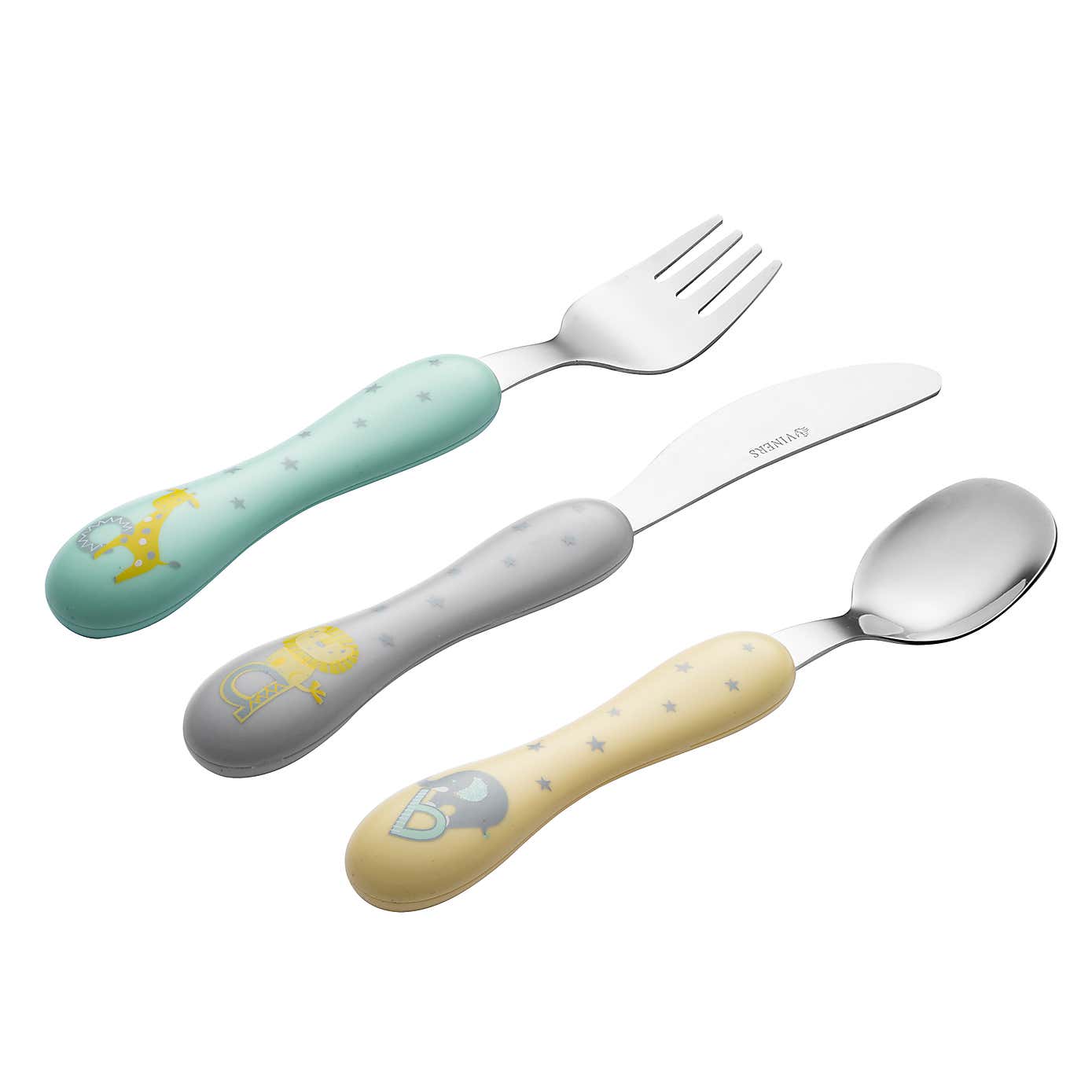 Toddler ABC 3 Piece Cutlery Set