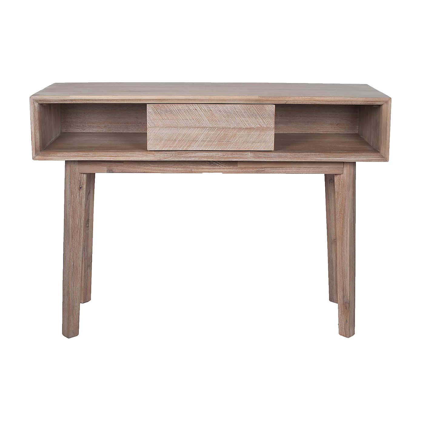 Pacific Kalmar 1 Drawer Dressing Table, Natural Acacia