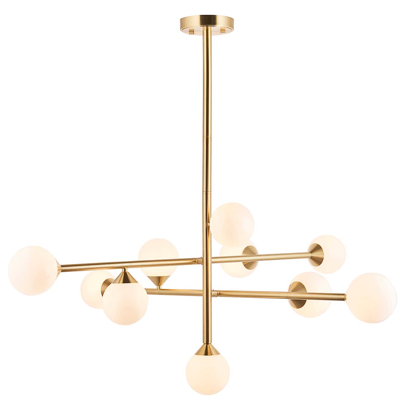 Vogue Willis Art Deco 10 Light Adjustable Pendant Light