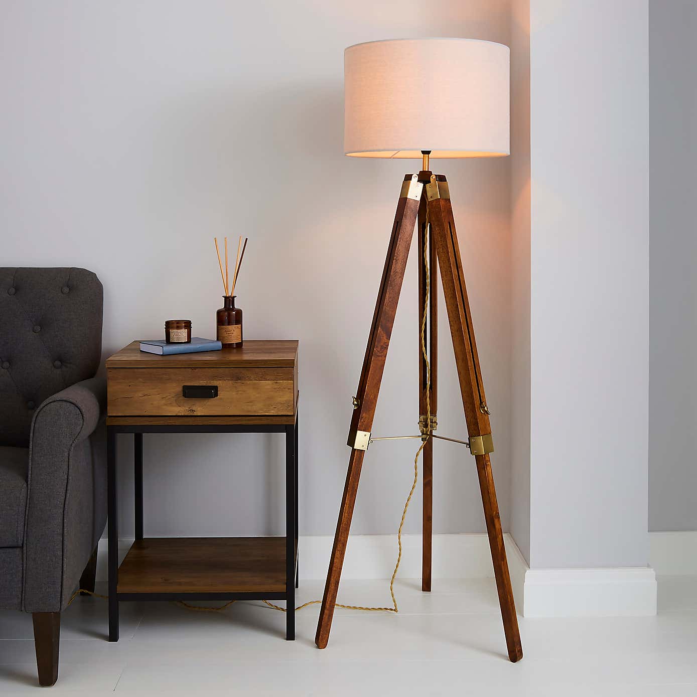 Trio Tripod Floor Lamp
