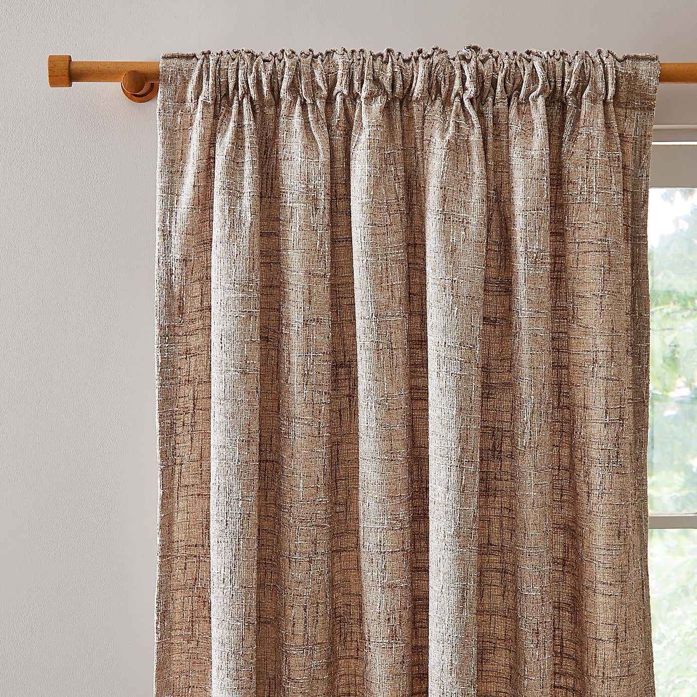Cohen Unlined Pencil Pleat Curtains
