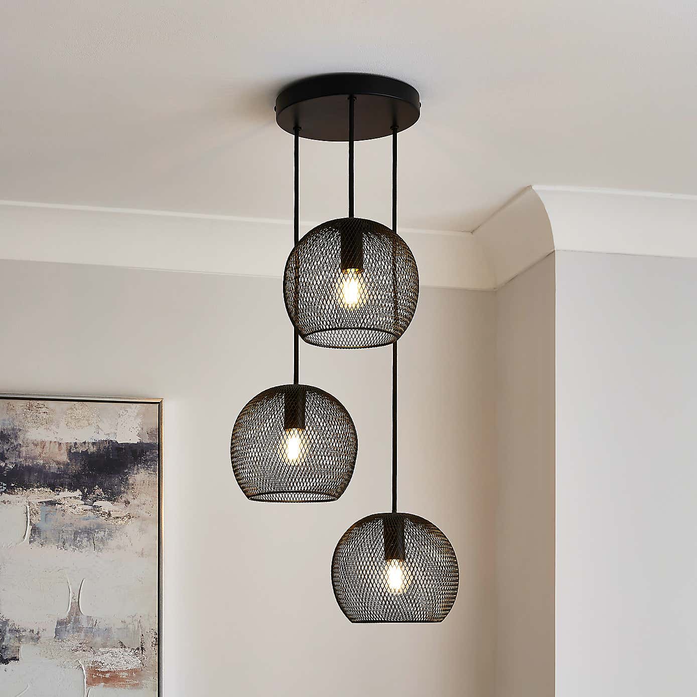 Harrison 3 Light Cluster Ceiling Fitting