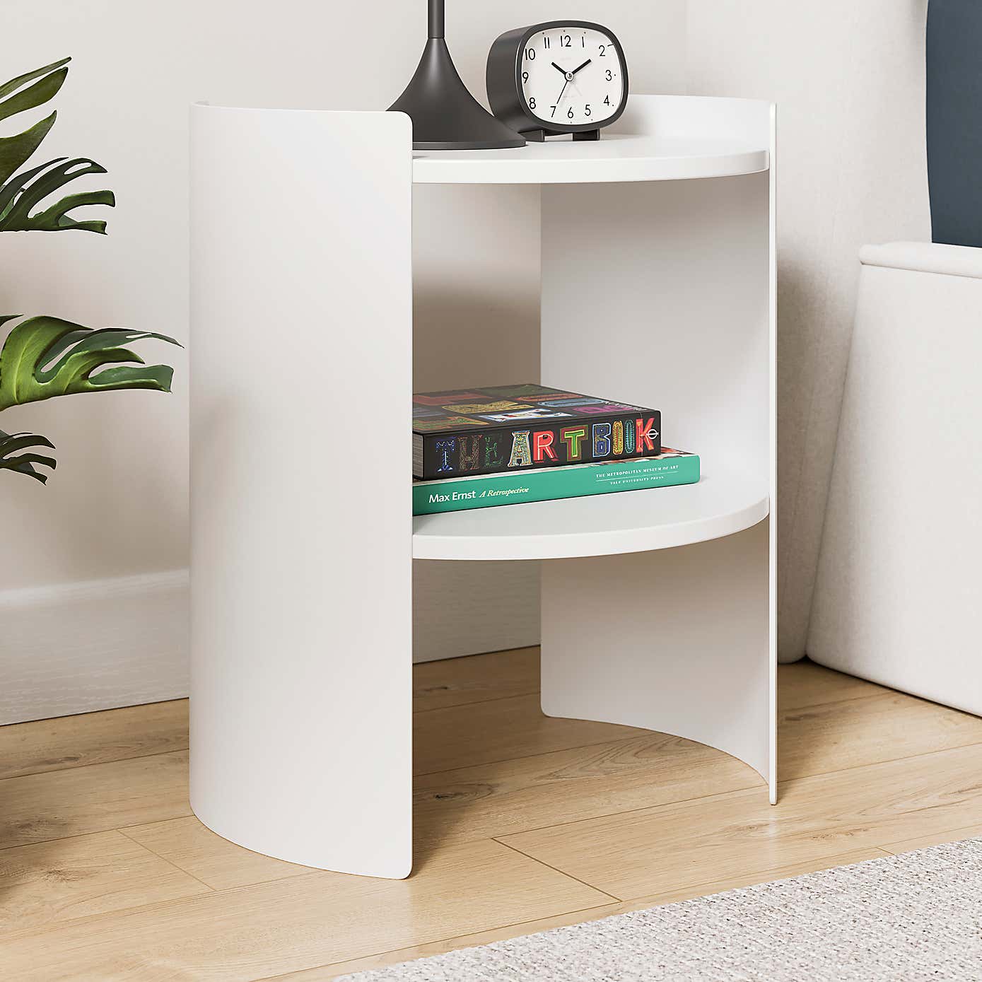 Benji Circular Bedside Table