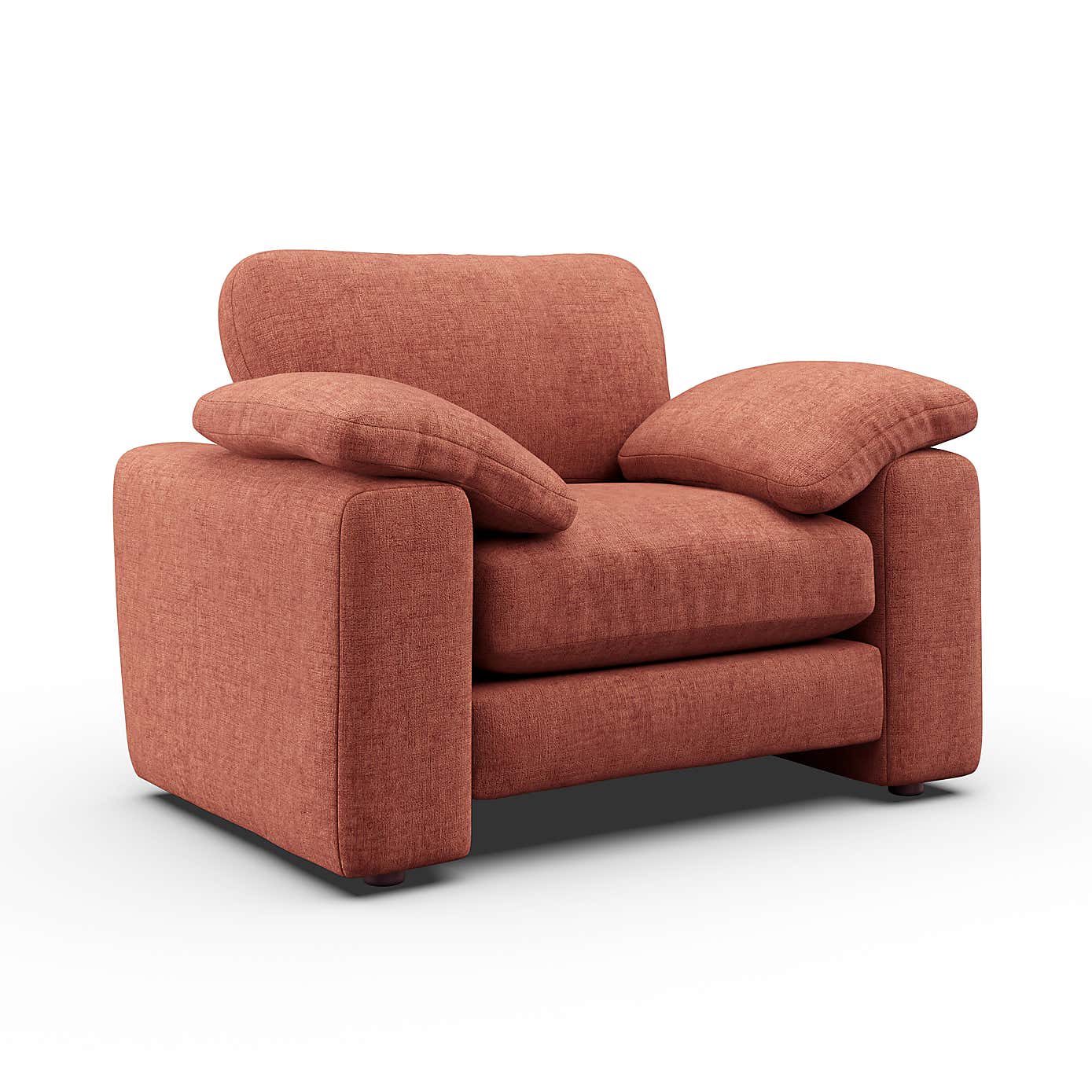 Magnus Soft Textured Chenille Snuggle Sofa