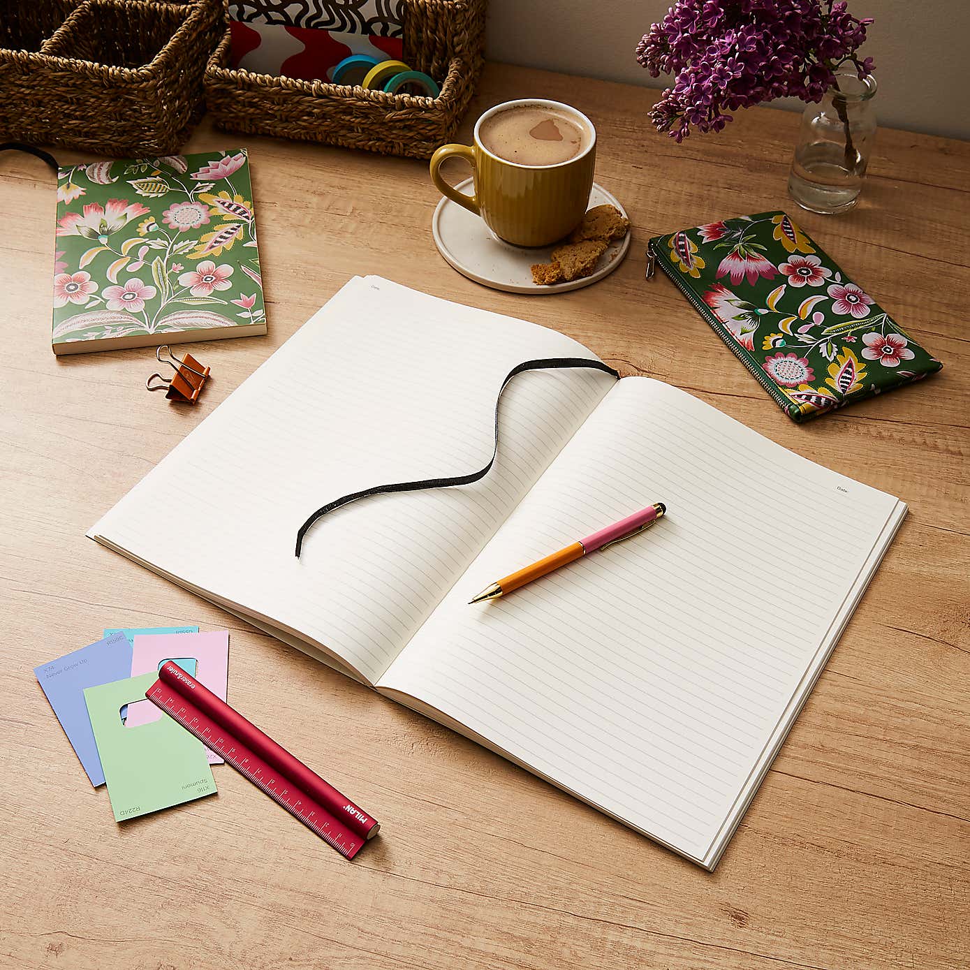 Waters & Noble Joy Floral Softbound Notebook