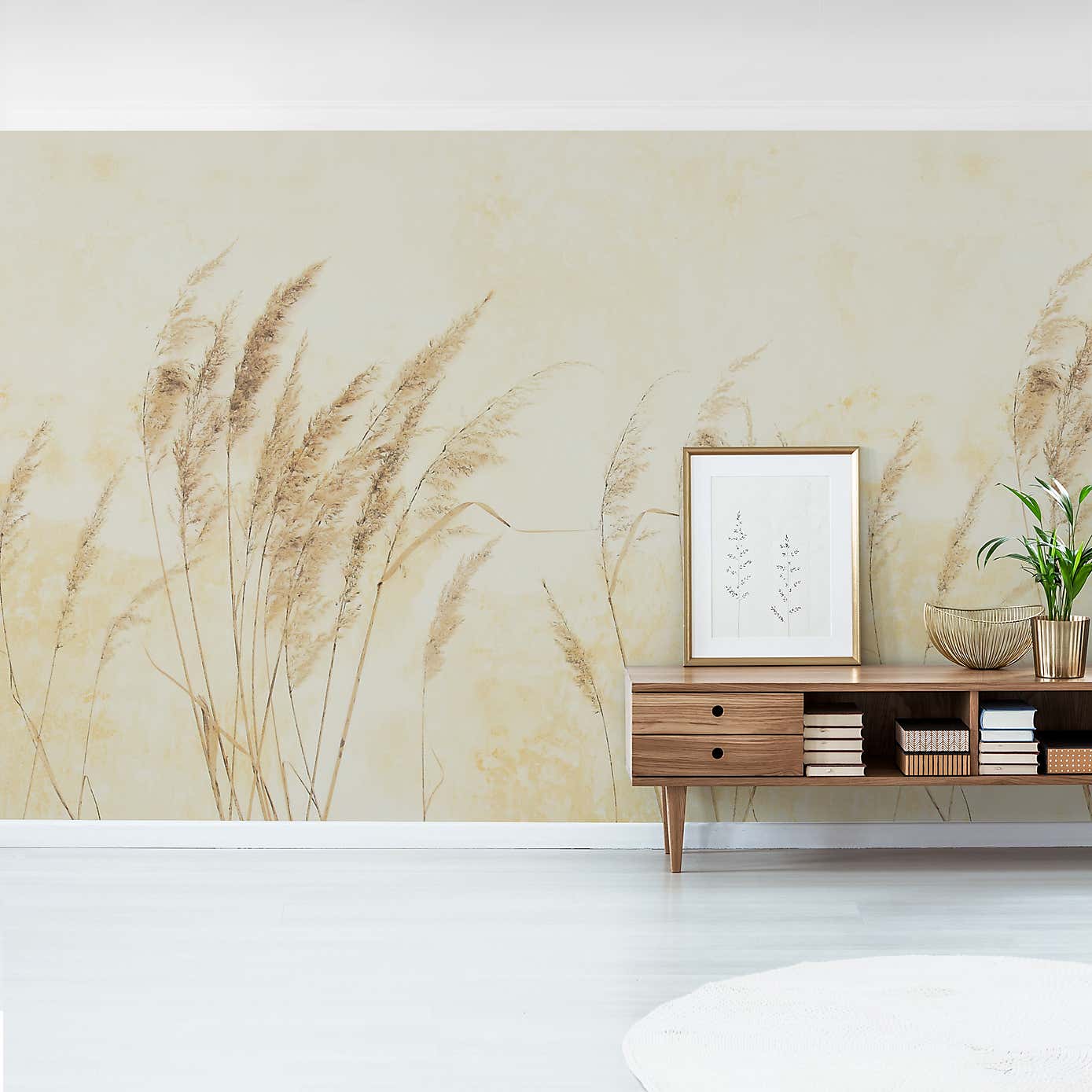 Pampas Grass Mural