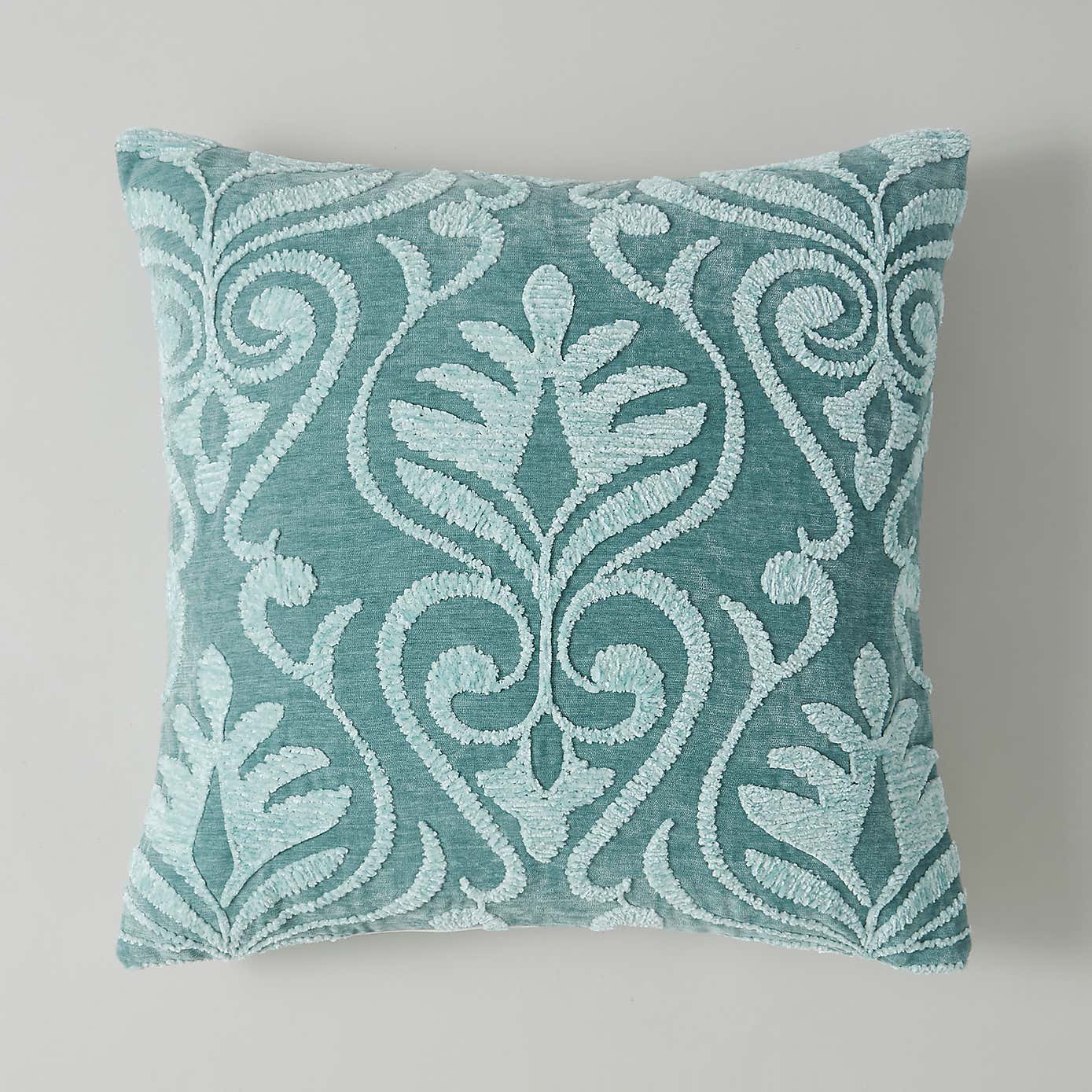 Chenille Damask Primrose Cushion