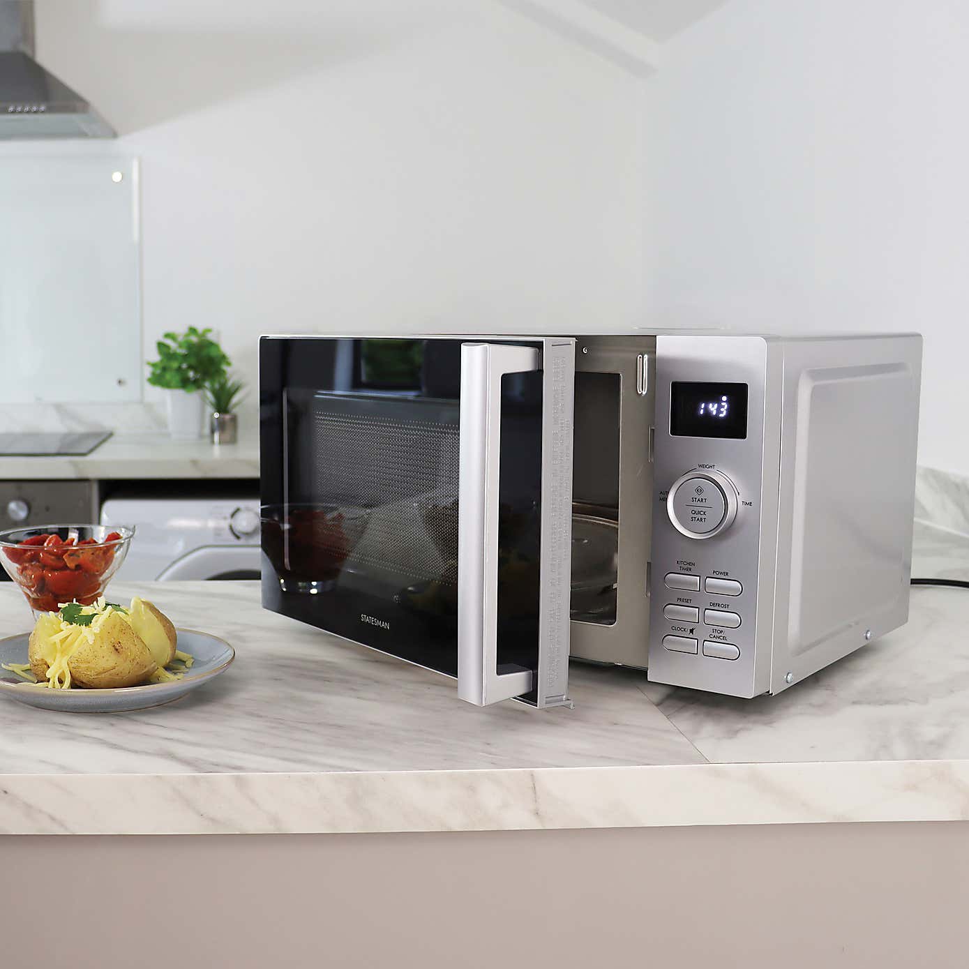 Statesman Digital Solo 800W Microwave
