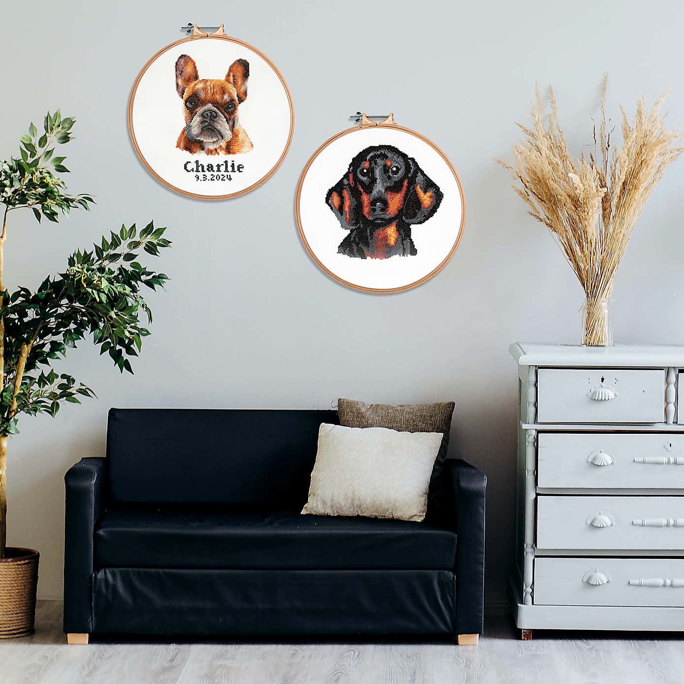 Cross Stitch Dachshund