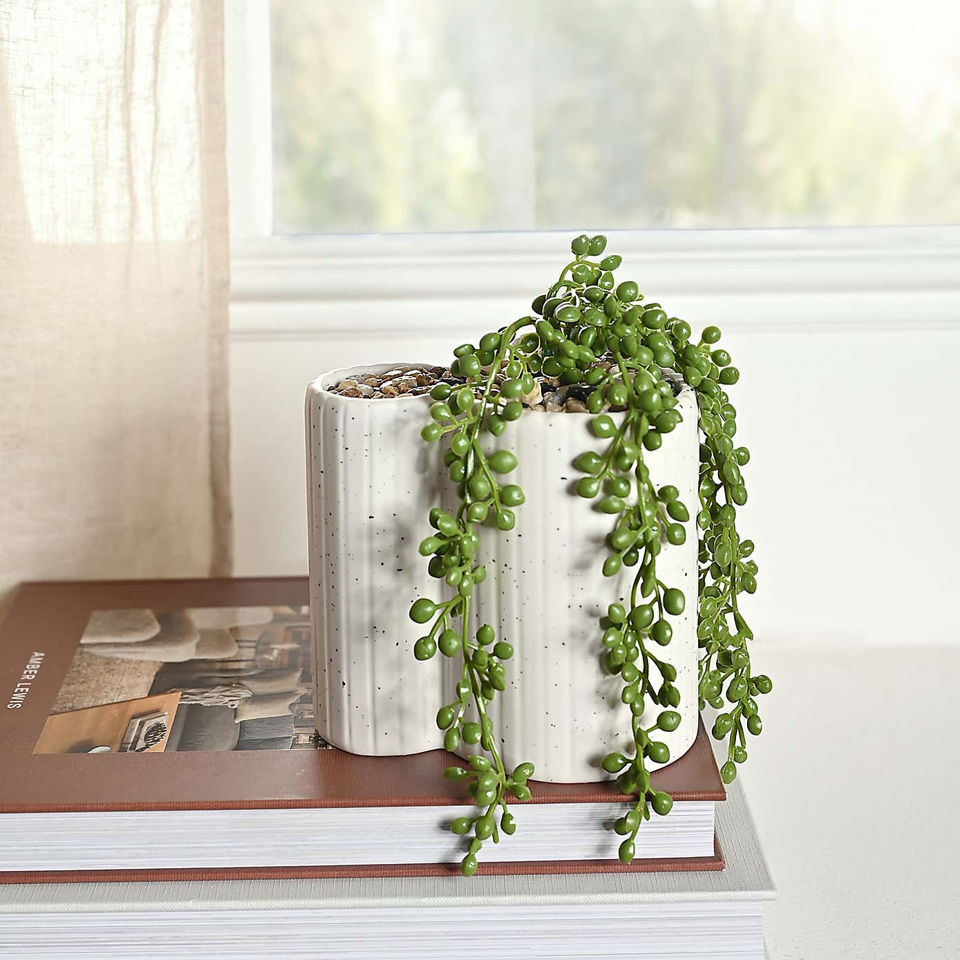 Artificial Trailing Plant in Disney Mickey Mouse Shaped Plant Pot