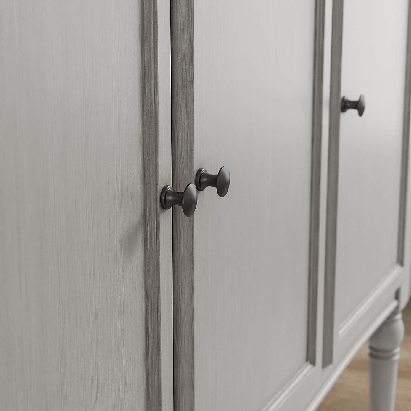 Ariella Large Sideboard, Warm Stone