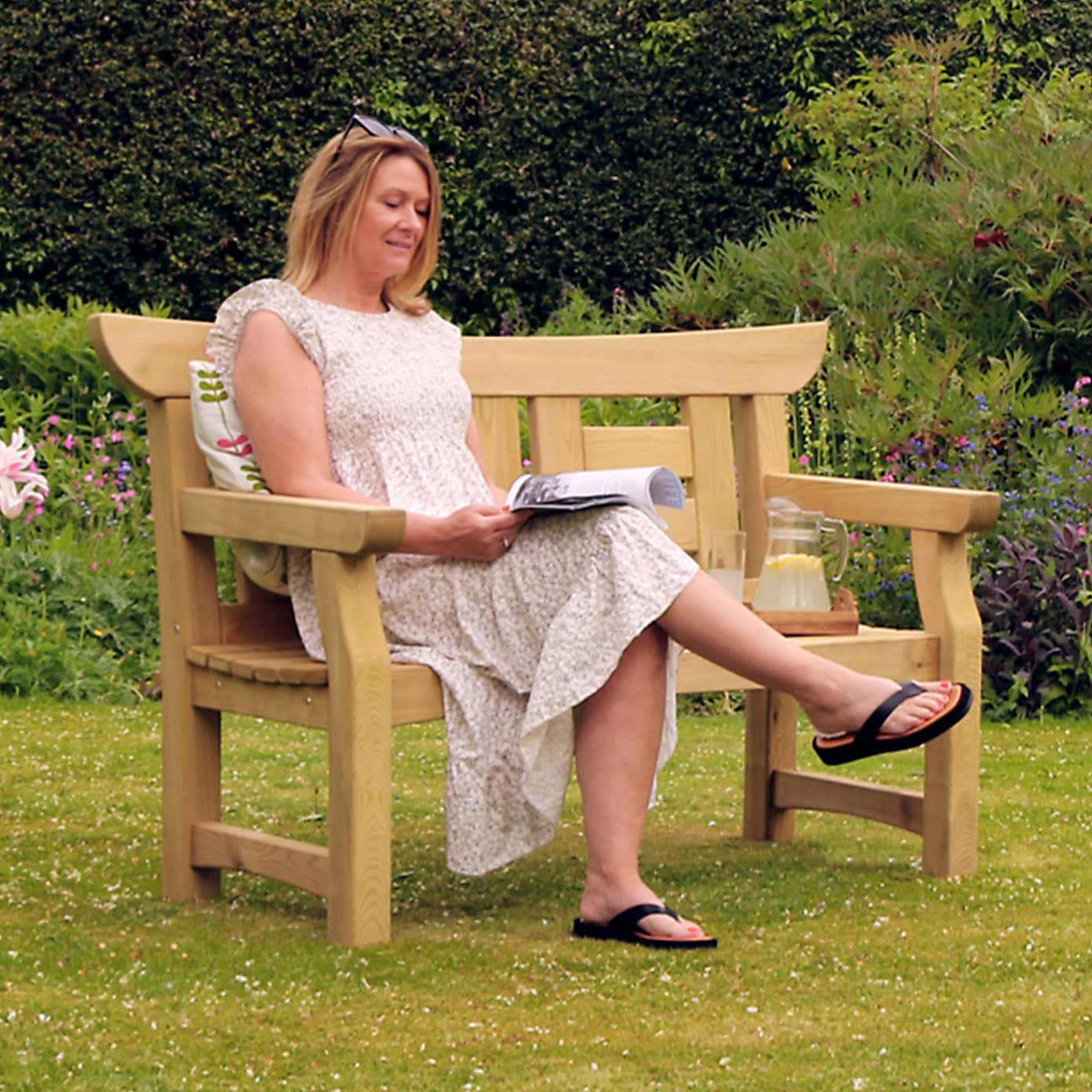 Cherry Blossom Bench