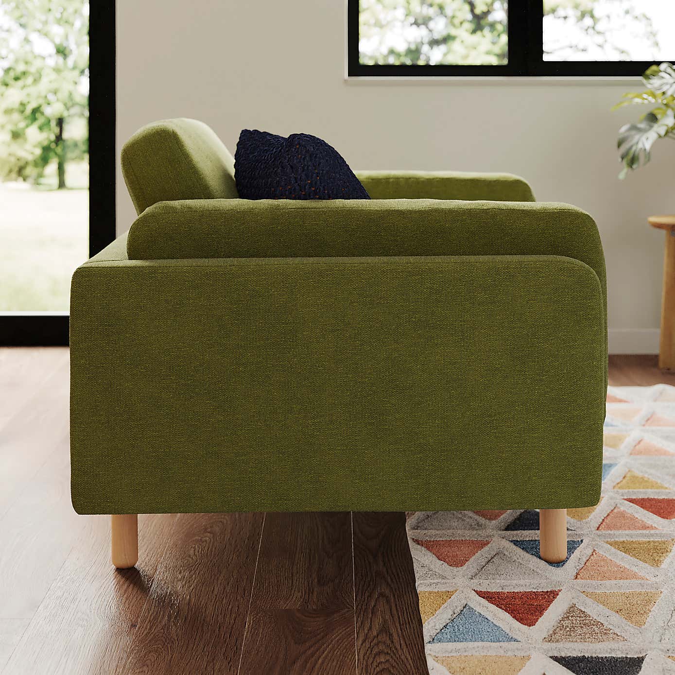 Newton Luxe Chenille Snuggle Chair